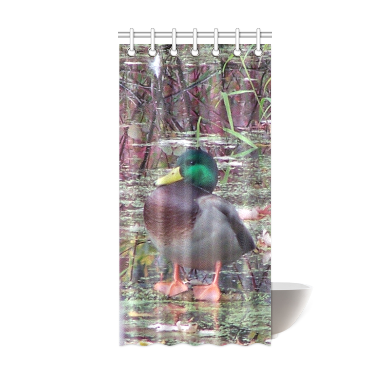 Mallard Drake Shower Curtain 36"x72"