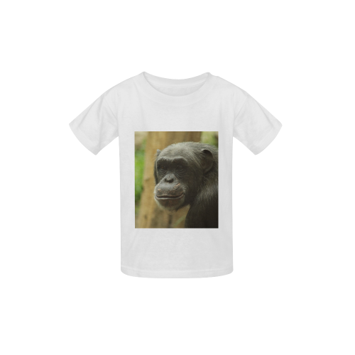 grinning chimp Kid's  Classic T-shirt (Model T22)