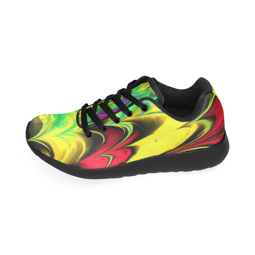 awesome fractal marbled 14 Men’s Running Shoes (Model 020)