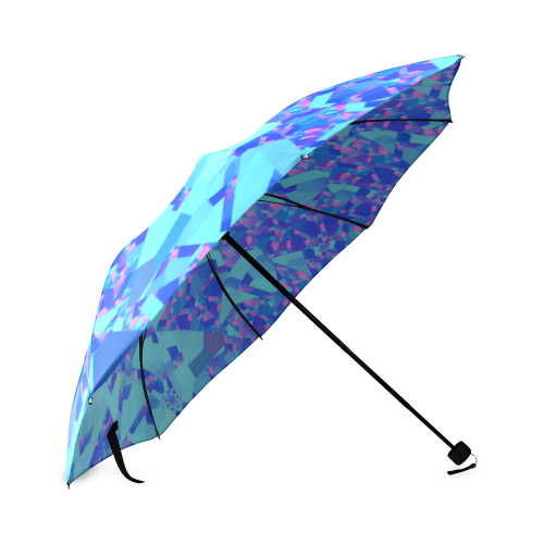 Blue Madness Foldable Umbrella (Model U01)