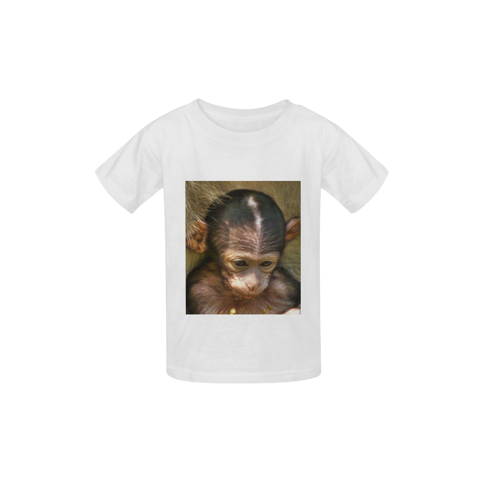 sweet baby monkey Kid's  Classic T-shirt (Model T22)