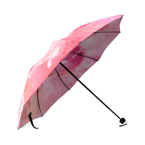 I Love You Watercolor Foldable Umbrella (Model U01)