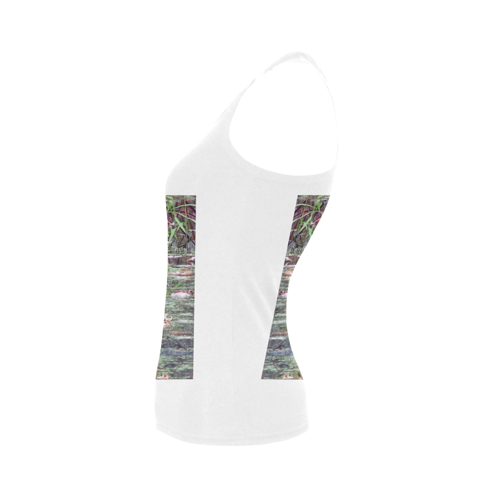 Mallard Drake Women's Shoulder-Free Tank Top (Model T35)