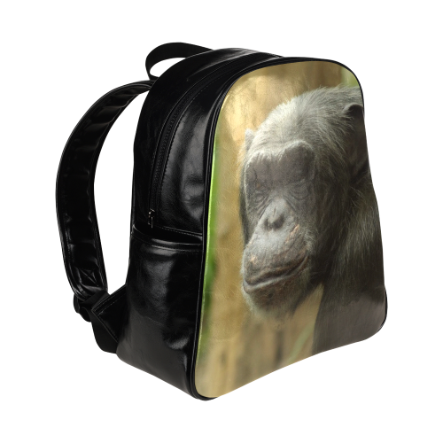 grinning chimp Multi-Pockets Backpack (Model 1636)
