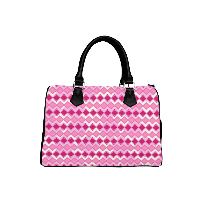 Pink Diamonds Boston Handbag (Model 1621)