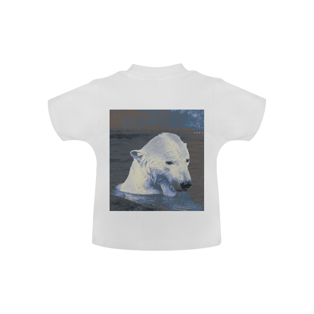 Swimming polar Baer Baby Classic T-Shirt (Model T30)