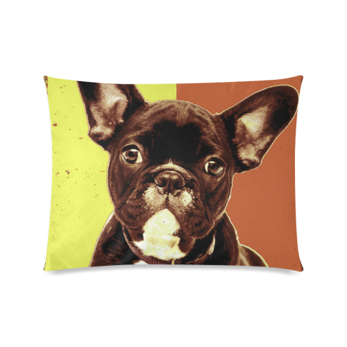 FRENCH BULLDOG Custom Picture Pillow Case 20"x26" (one side)