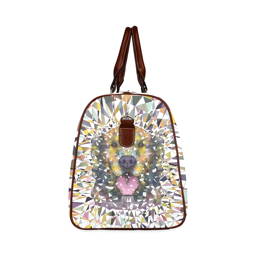 rainbow dog Waterproof Travel Bag/Large (Model 1639)
