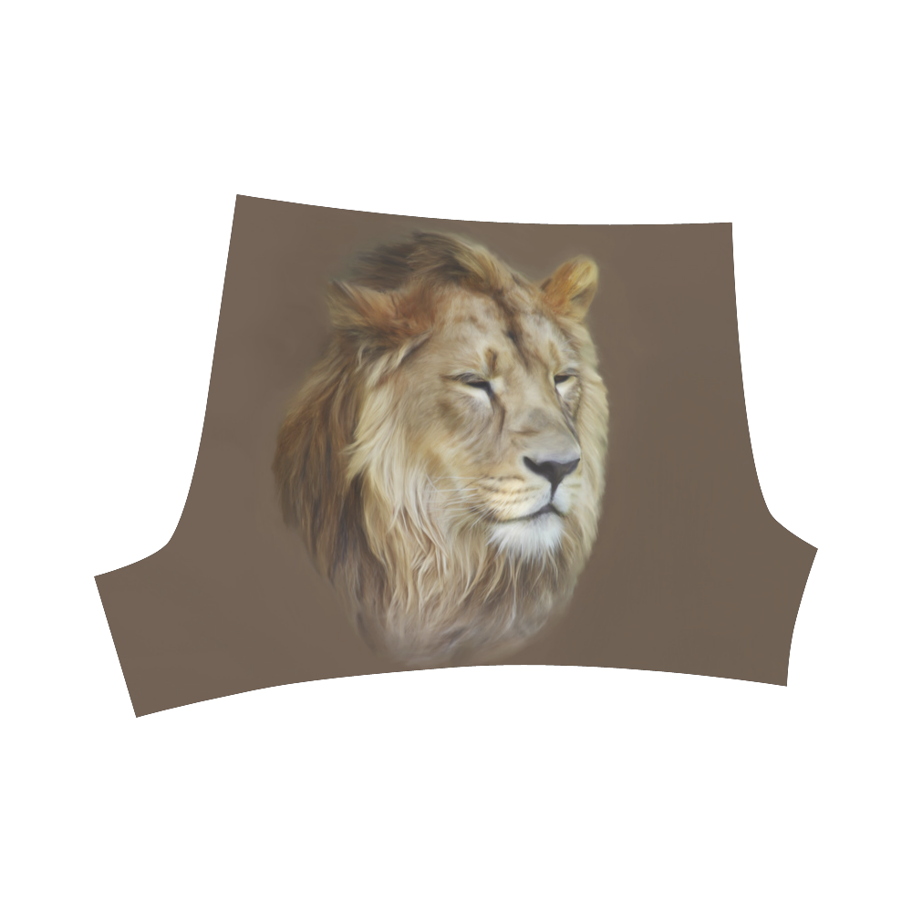 A magnificent painting Lion portrait Briseis Skinny Shorts (Model L04)