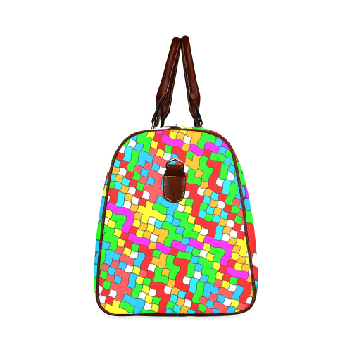 school party colorful Waterproof Travel Bag/Small (Model 1639)