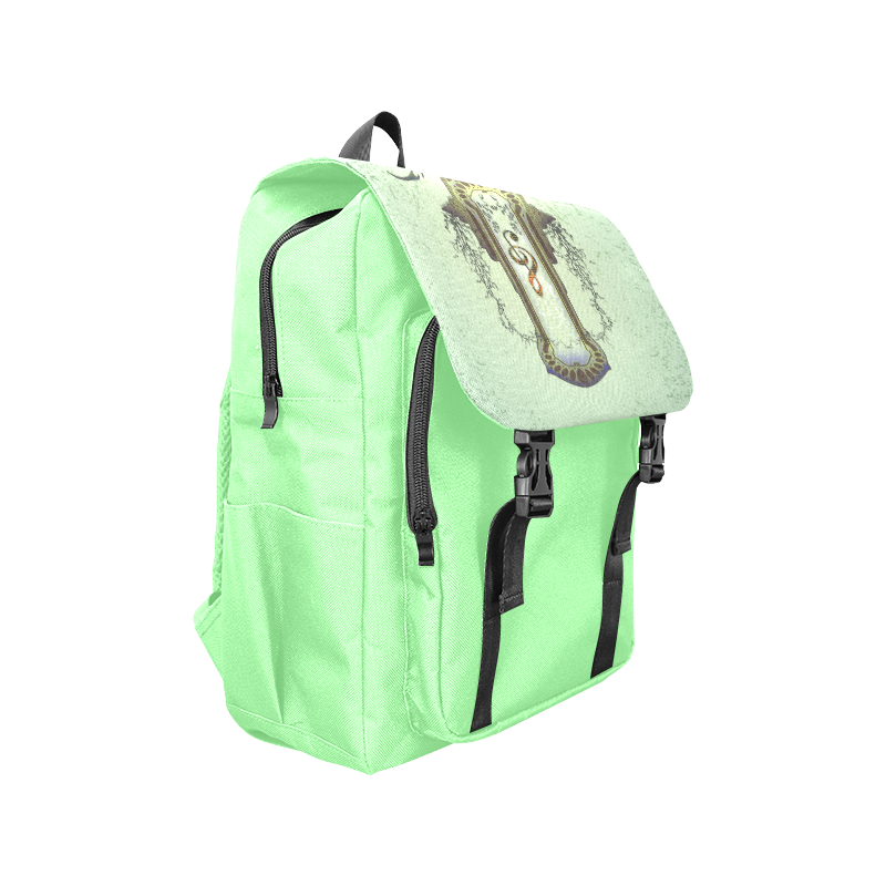 clef on decorative button Casual Shoulders Backpack (Model 1623)