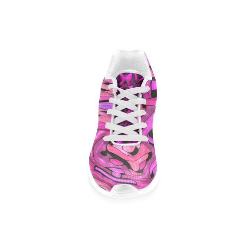 intricate emotions,hot pink Women’s Running Shoes (Model 020)