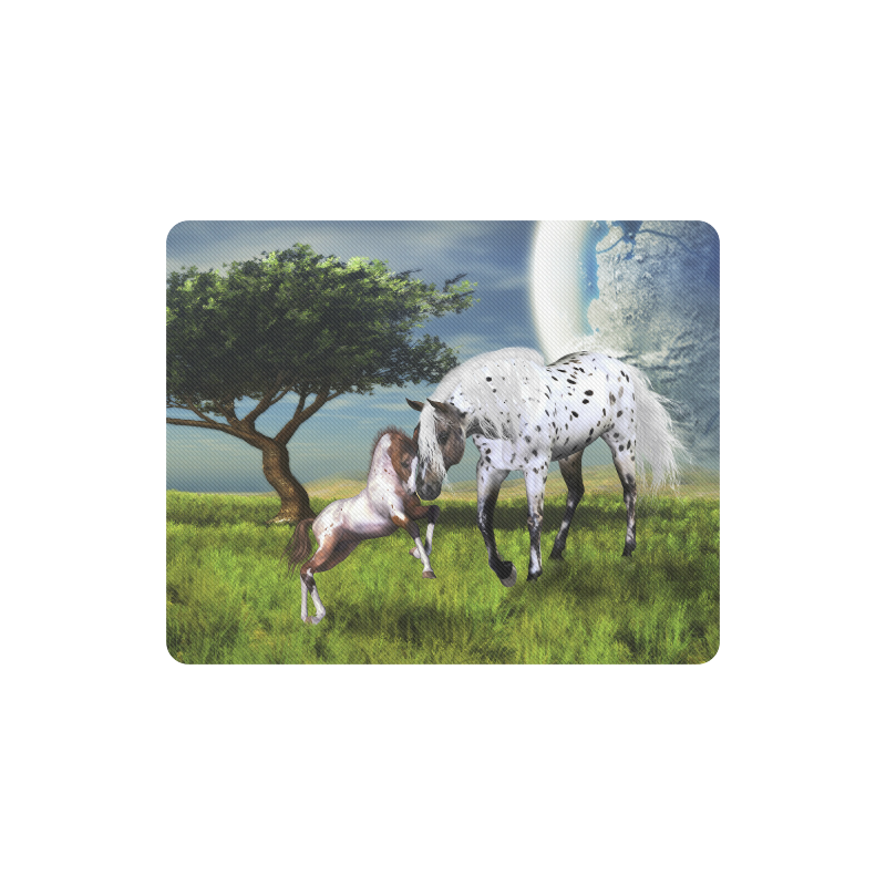 Horses Love Forever Rectangle Mousepad