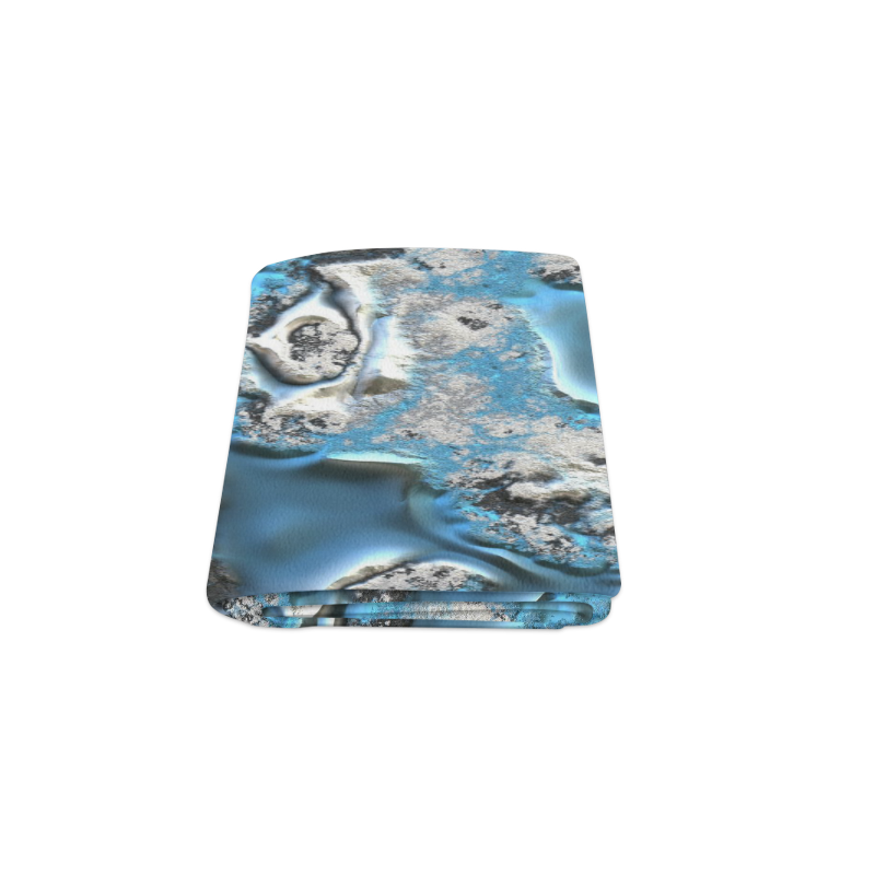 metal art 11, blue Blanket 50"x60"