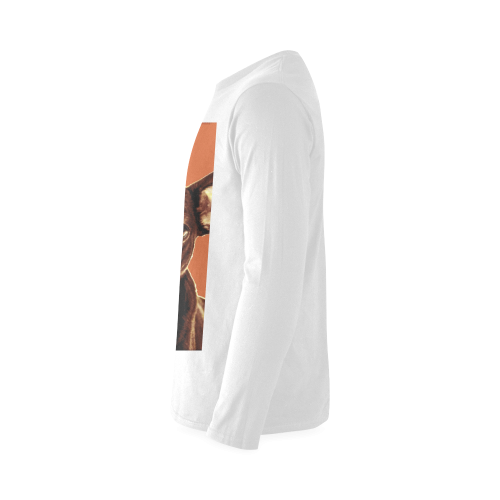 FRENCH BULLDOG Sunny Men's T-shirt (long-sleeve) (Model T08)
