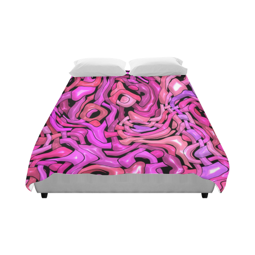 intricate emotions,hot pink Duvet Cover 86"x70" ( All-over-print)