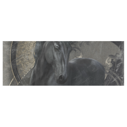 Gothic Friesian Horse Travel Mug (Silver) (14 Oz)