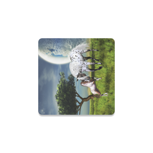 Horses Love Forever Square Coaster