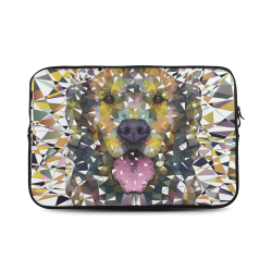 rainbow dog Custom Sleeve for Laptop 17"