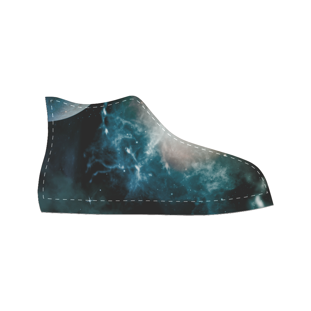 The universe Women's Classic High Top Canvas Shoes (Model 017)