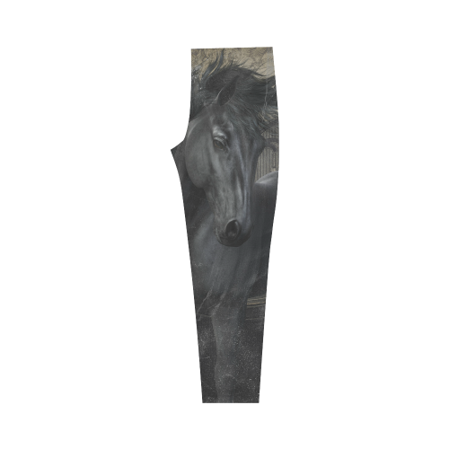 Gothic Friesian Horse Capri Legging (Model L02)