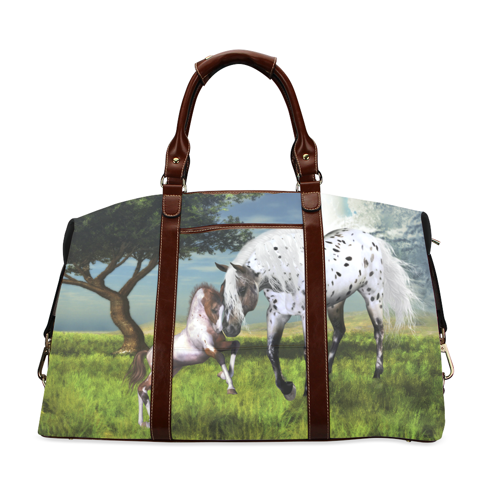 Horses Love Forever Classic Travel Bag (Model 1643)