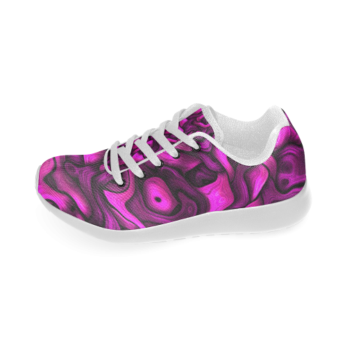 intricate emotions,hot pink Women’s Running Shoes (Model 020)