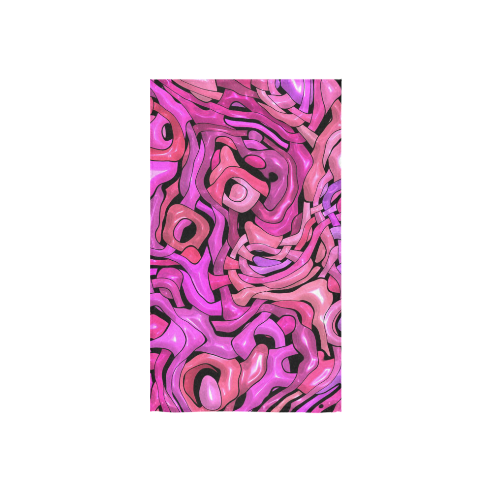 intricate emotions,hot pink Custom Towel 16"x28"