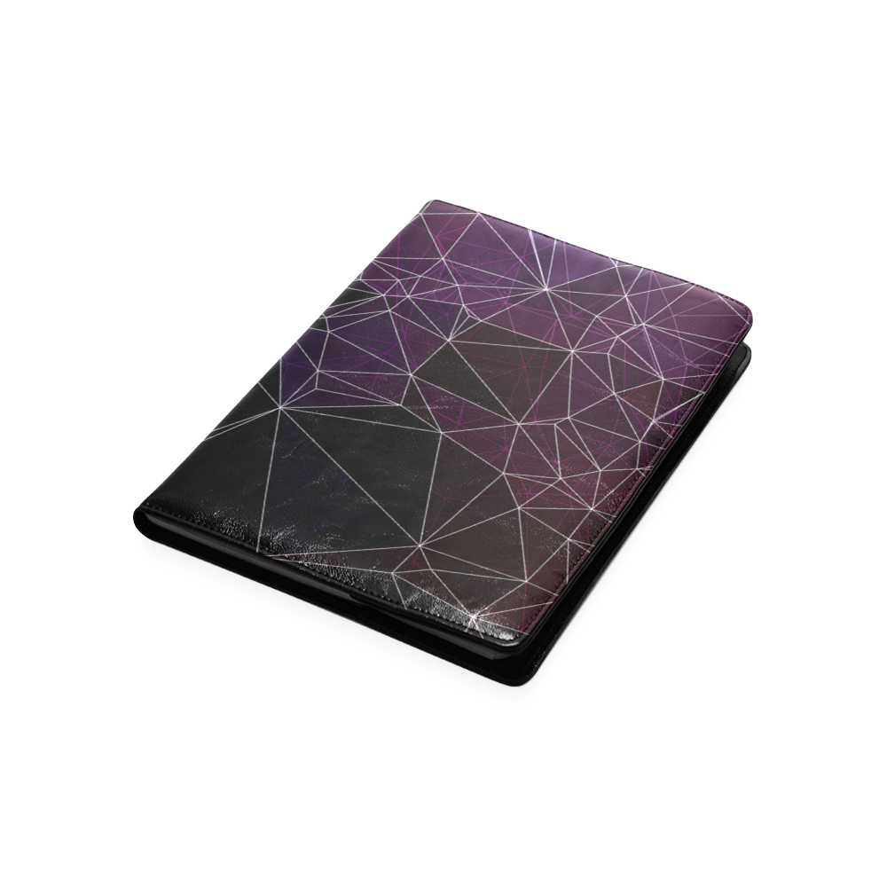 Polygons purple and black Custom NoteBook B5