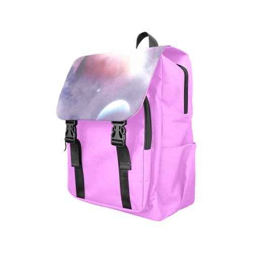 Pink Space Dream Casual Shoulders Backpack (Model 1623)
