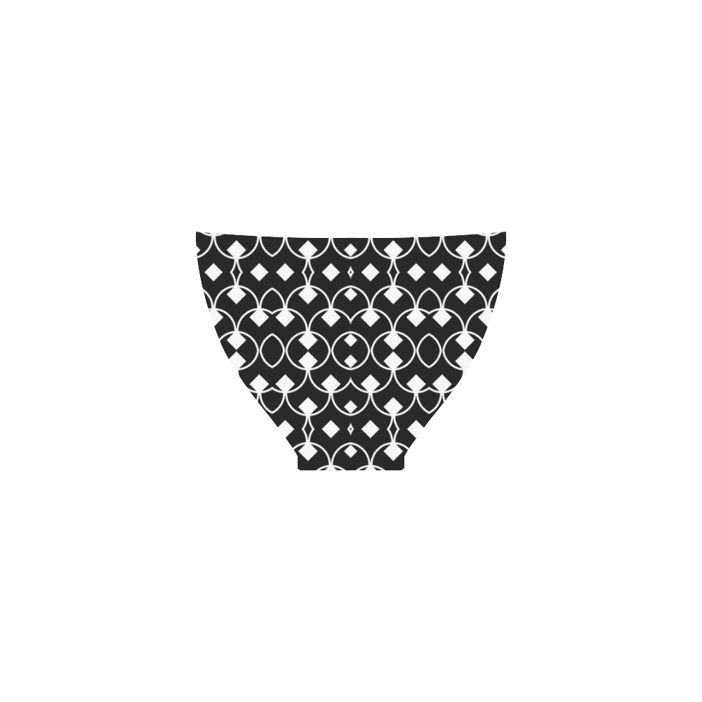 black and white Pattern 4416 Custom Bikini Swimsuit