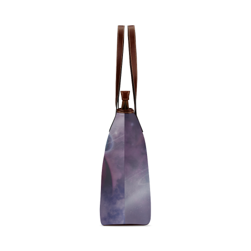 Pink Space Dream Shoulder Tote Bag (Model 1646)