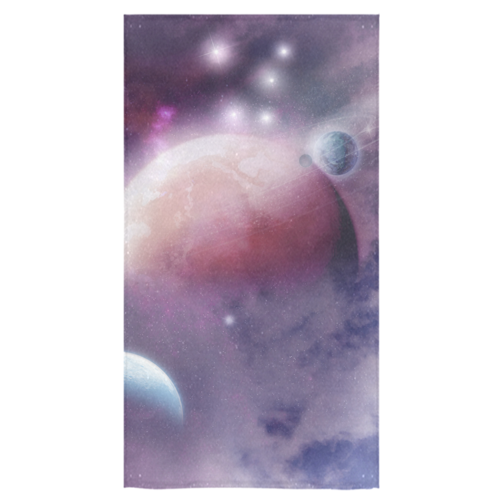 Pink Space Dream Bath Towel 30"x56"