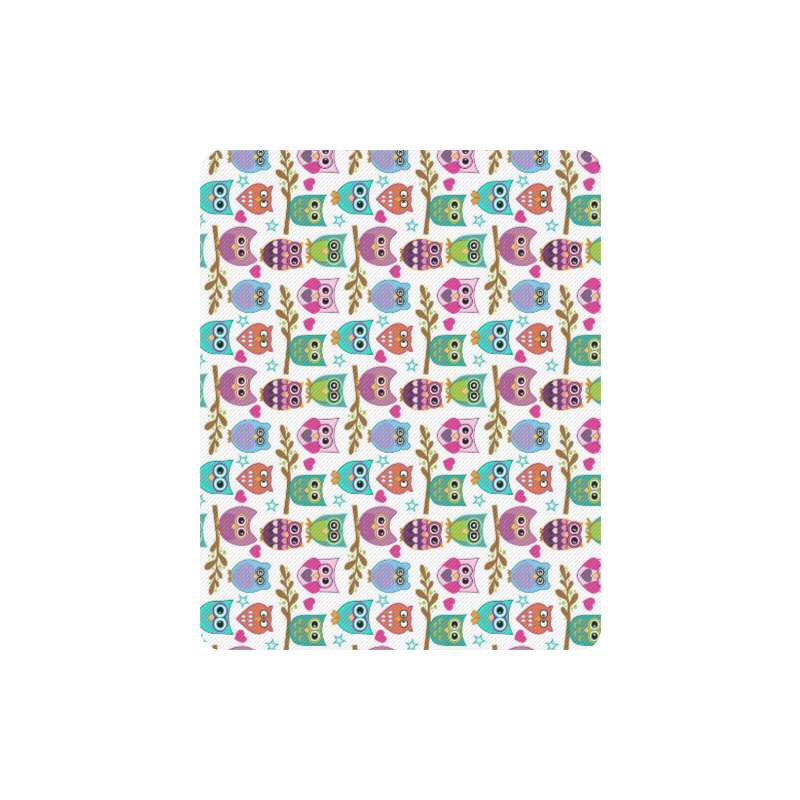 happy owls Rectangle Mousepad