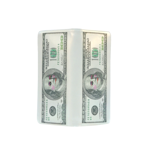 Funny Money in Drag $100 Banknote Men's Clutch Purse （Model 1638）