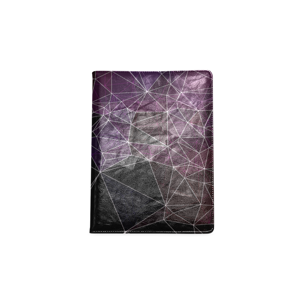 Polygons purple and black Custom NoteBook B5