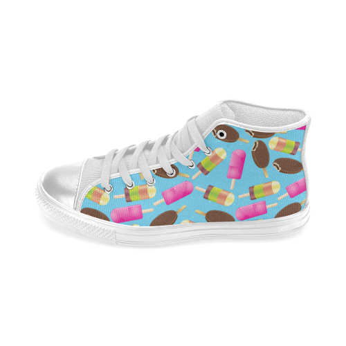 icecream Women's Classic High Top Canvas Shoes (Model 017)