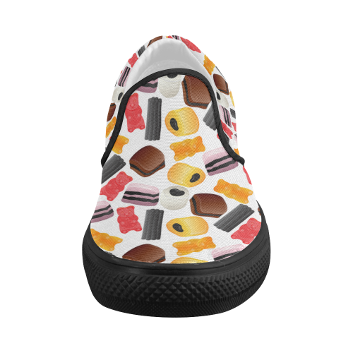 Yummy Women's Slip-on Canvas Shoes (Model 019)