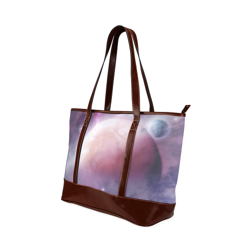 Pink Space Dream Tote Handbag (Model 1642)
