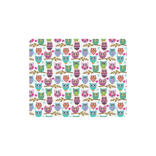 happy owls Rectangle Mousepad