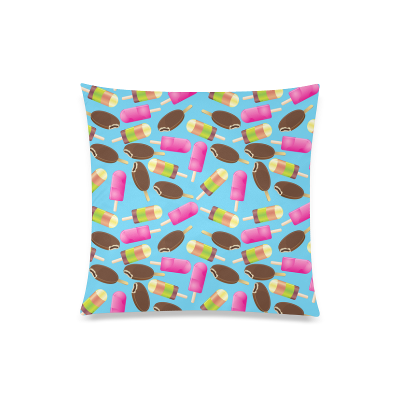 icecream Custom Zippered Pillow Case 20"x20"(One Side)