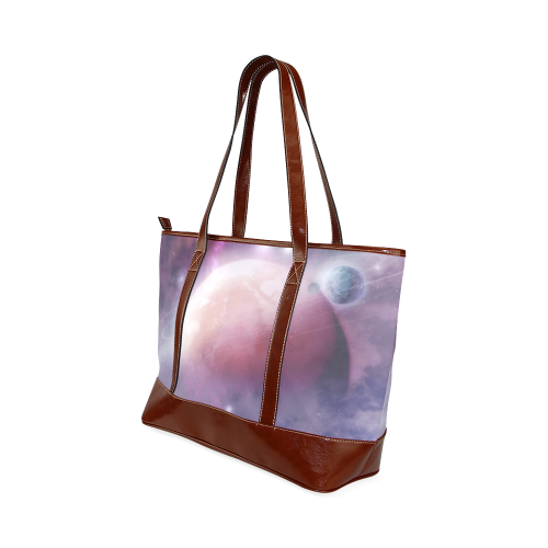 Pink Space Dream Tote Handbag (Model 1642)