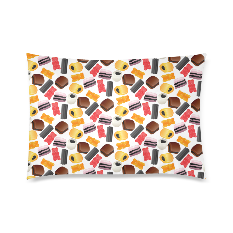 Yummy Custom Zippered Pillow Case 20"x30"(Twin Sides)