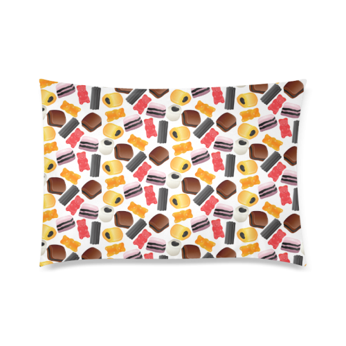 Yummy Custom Zippered Pillow Case 20"x30"(Twin Sides)