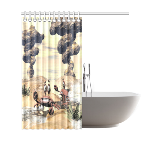 Funny crabs Shower Curtain 69"x70"