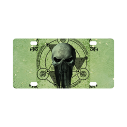 Awesome skull Classic License Plate | ID: D178551