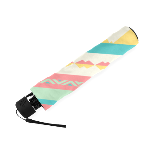 Pastel tribal design Foldable Umbrella (Model U01)
