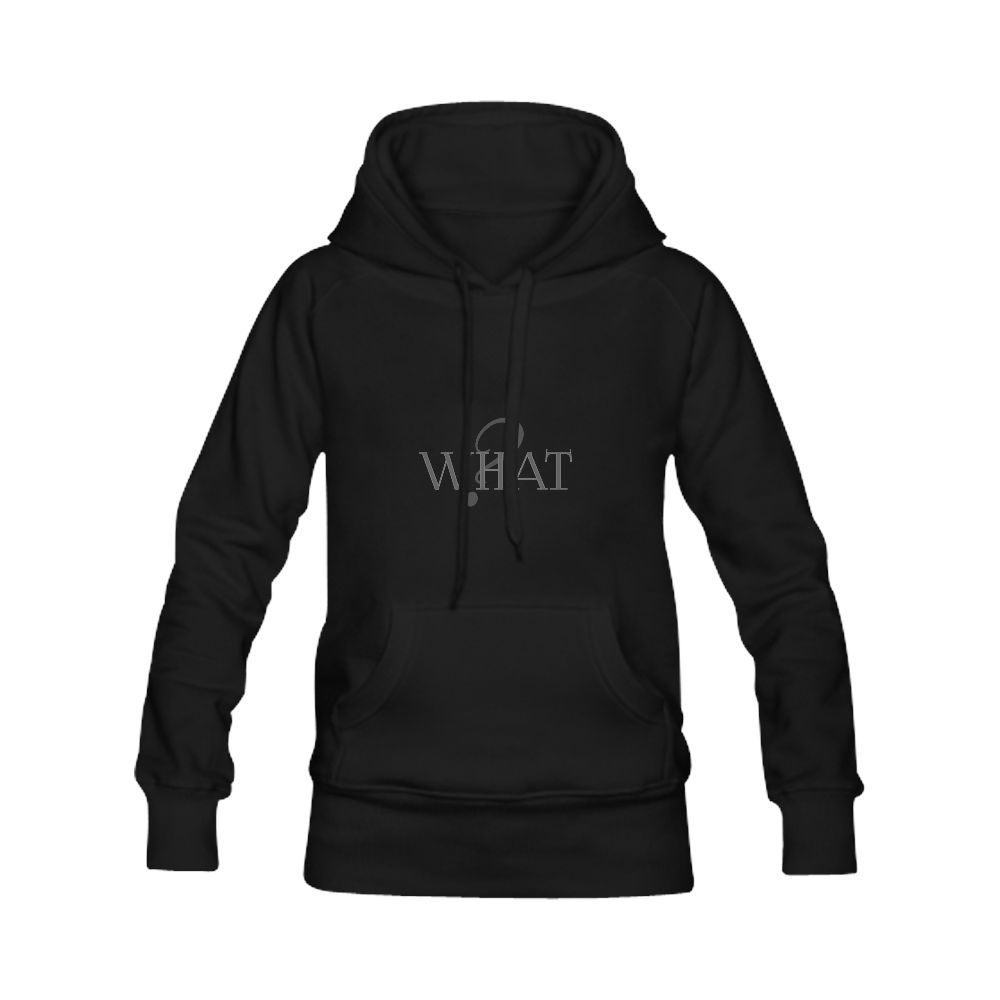 What? Black | Men's Classic Hoodies (Model H10)