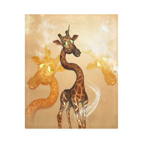 Unicorn giraffe Duvet Cover 86"x70" ( All-over-print)