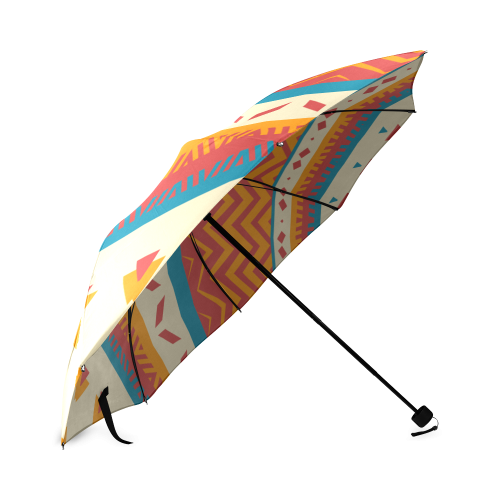 Tribal shapes Foldable Umbrella (Model U01)
